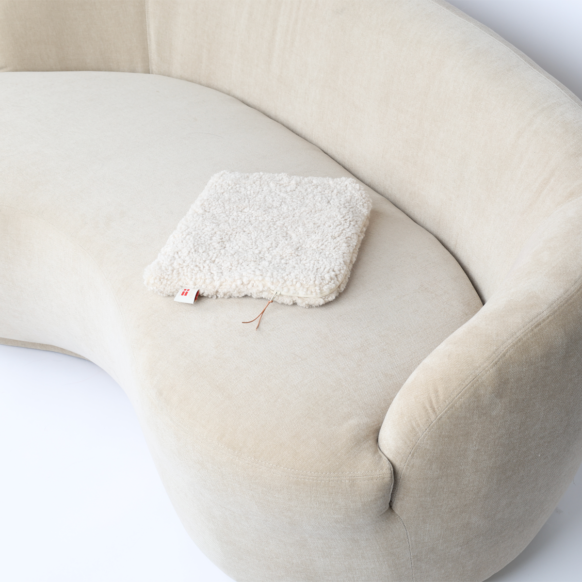 Computer Sleeve | Kort lugg | Nya Zeeland | 36x28 cm Beige