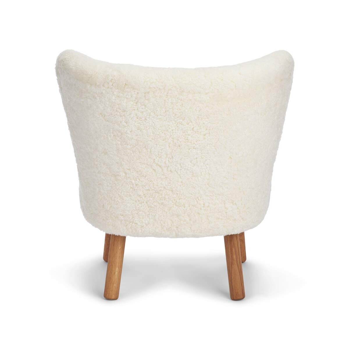 Emily Lounge Chair | Kort lugg Vit