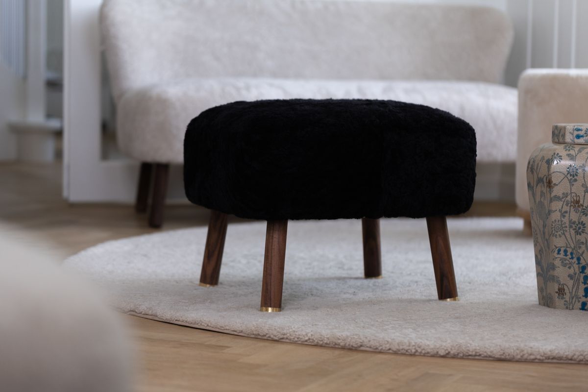 Matta | Kort lugg | Nya Zeeland | Ø140 cm Pearl