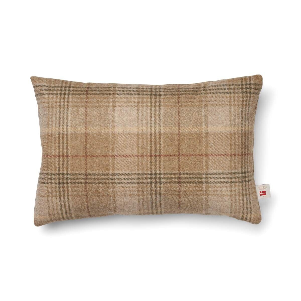 Checked Collection | Ullkudde | Dubbelsidig | 34x52 cm Sand-Beige