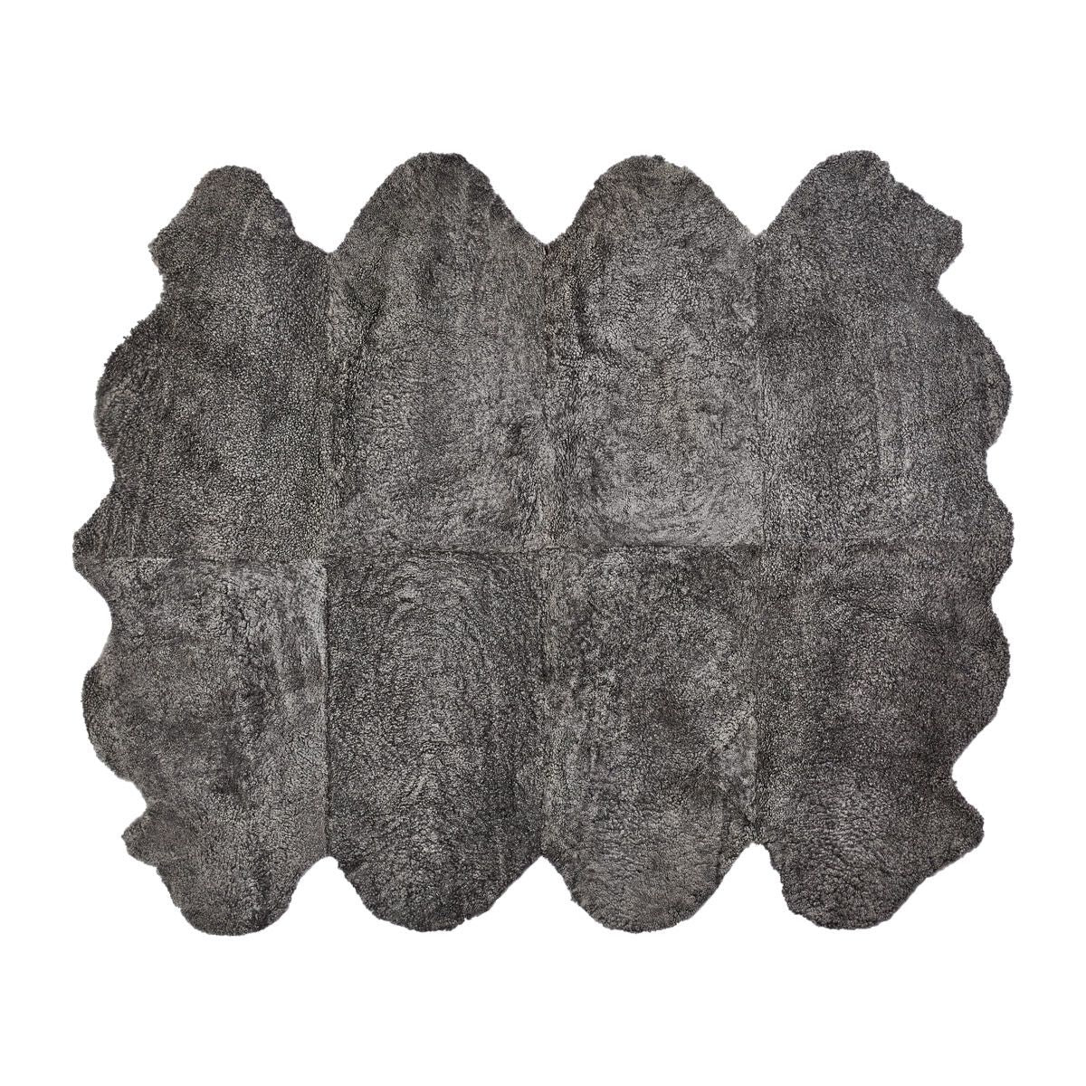 Fårskinnsmatta | Kort lugg | Nya Zeeland | 180x214 cm Grå