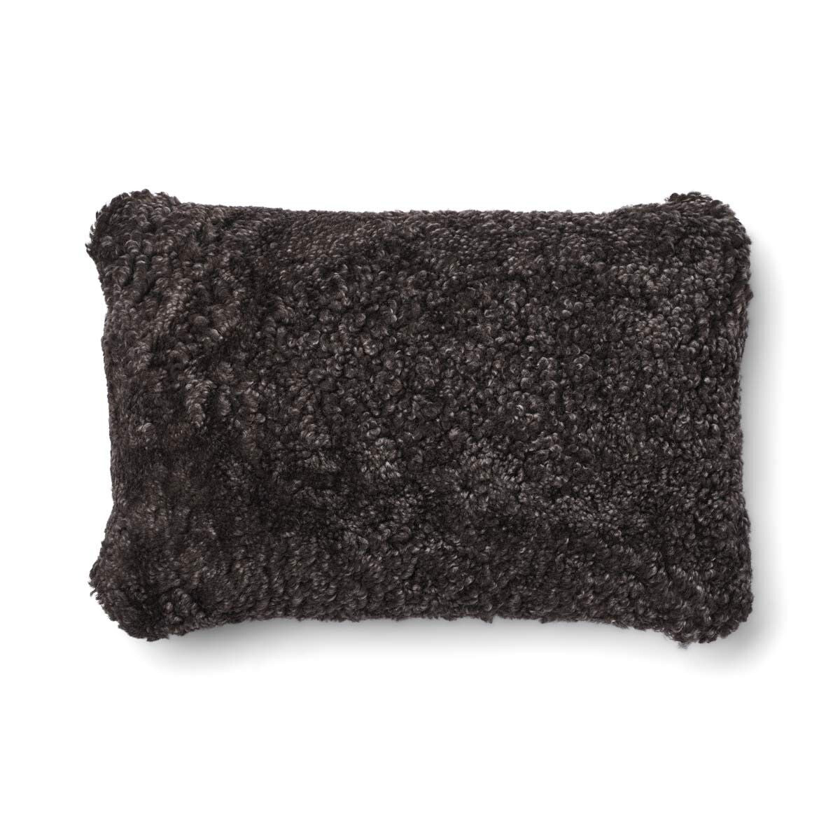 Checked Collection | Ullkudde | Kort lugg | 34x52 cm Rutig Mörkgrön / Cappuccino