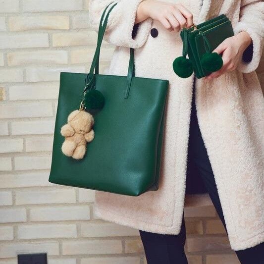 Little Panda nyckelring Svart