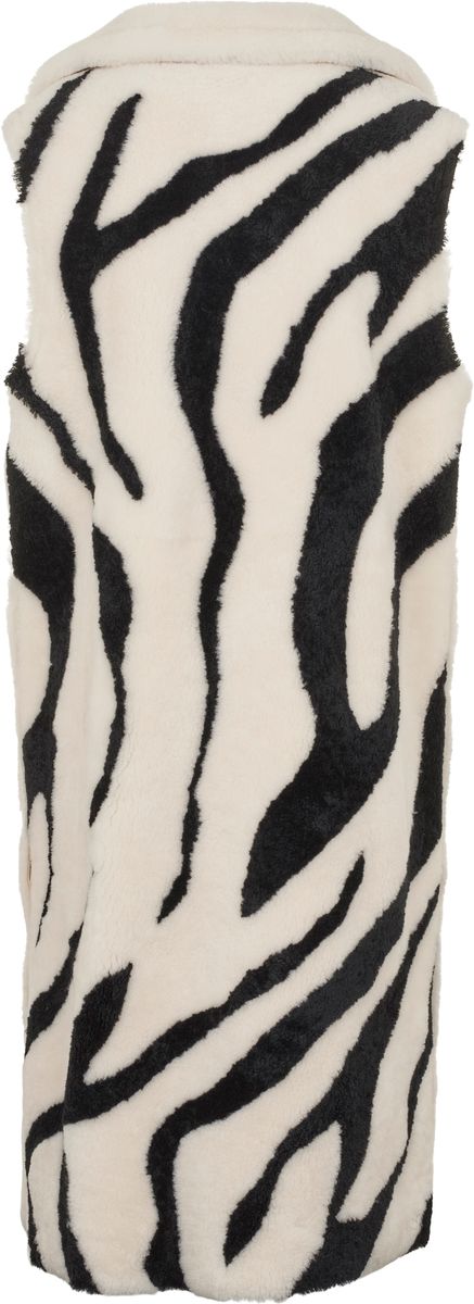 Raelynn väst Zebra / Svart / Beige
