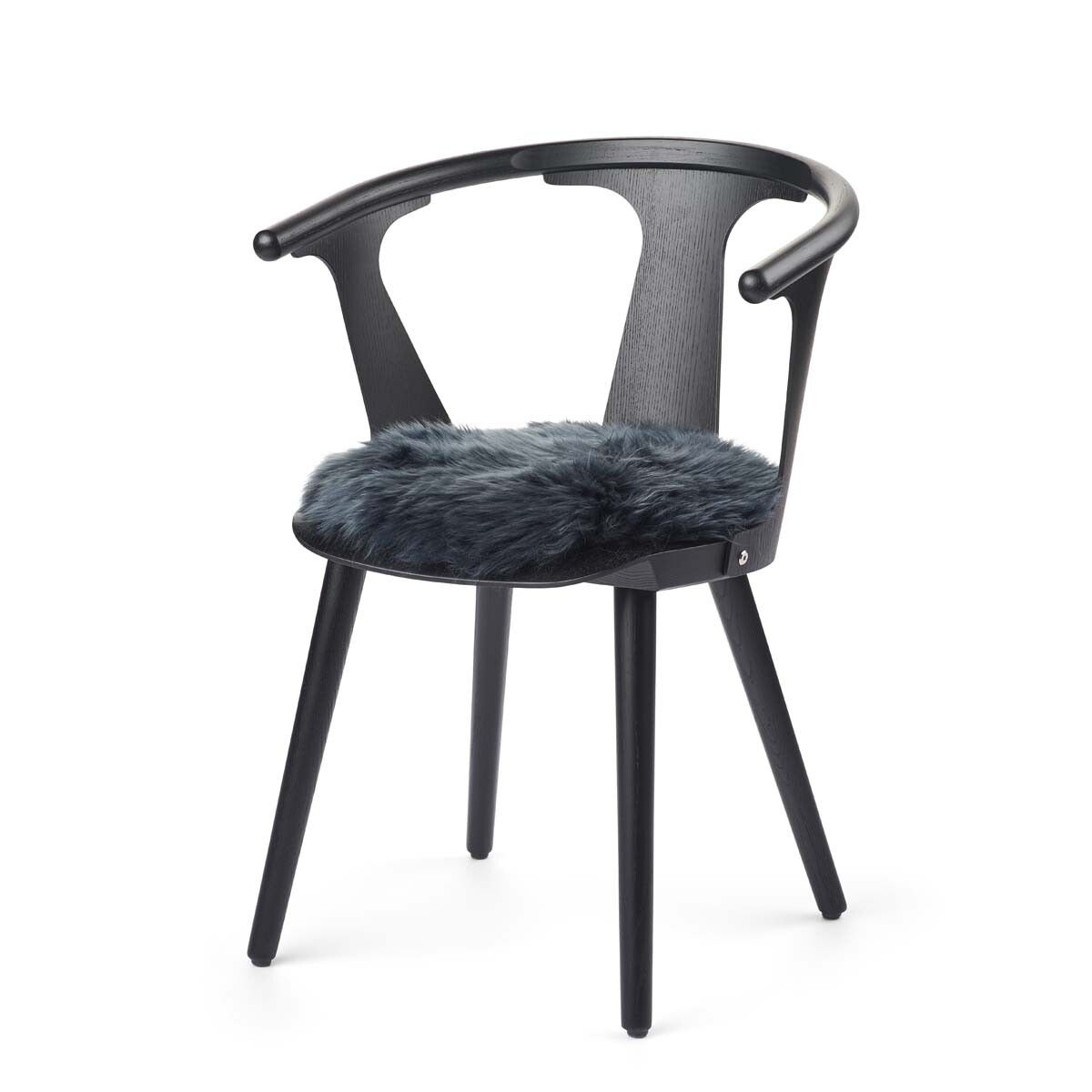 Stolsdyna | Lång lugg | Nya Zealand | Ø38 cm Navy