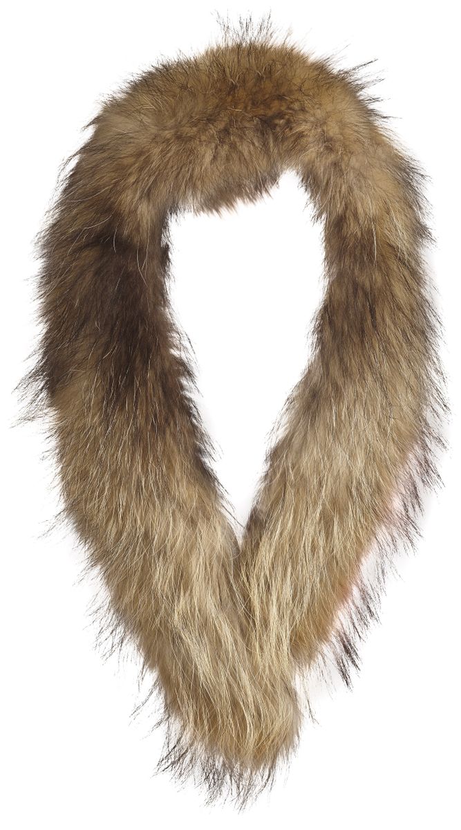 Klara pälskrage Natur brun