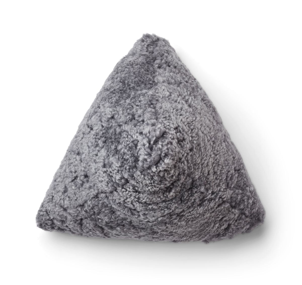 Hematite kudde | Kort Lugg | Nya Zeeland | 35x35x35 cm Ljusgrå