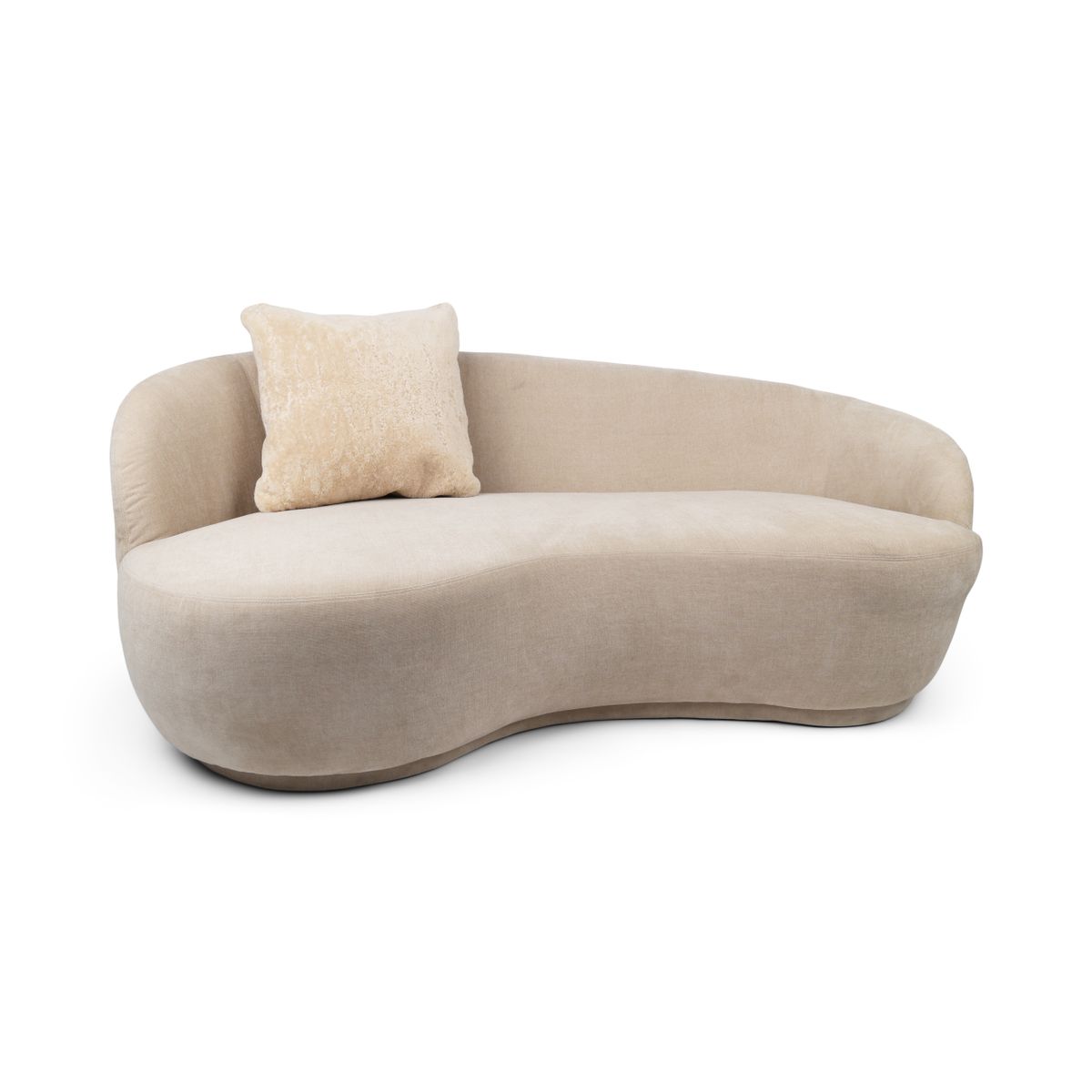Premium Fårskinnskudde | Korthårig | Nya Zeeland | Dubbelsidig Beige
