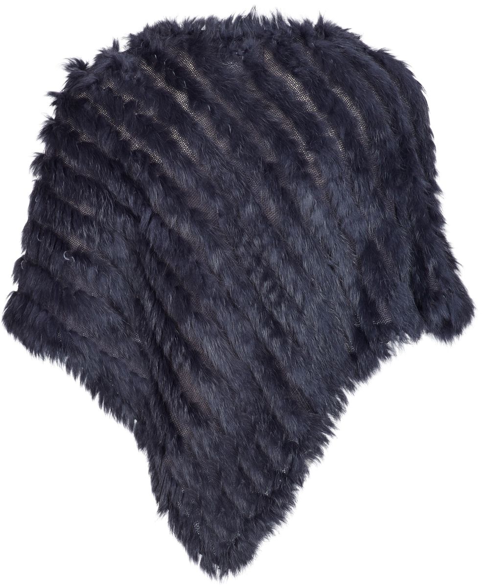 Molly poncho Midnattsblå