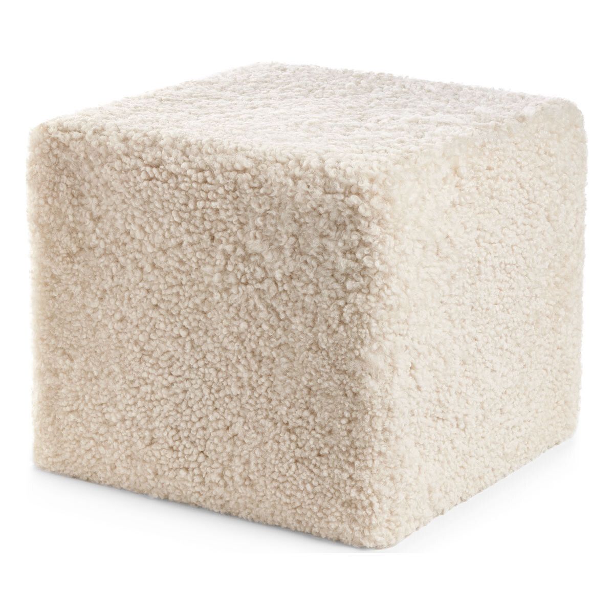 Fårskinnspuff | Kort lugg | Nya Zealand Beige