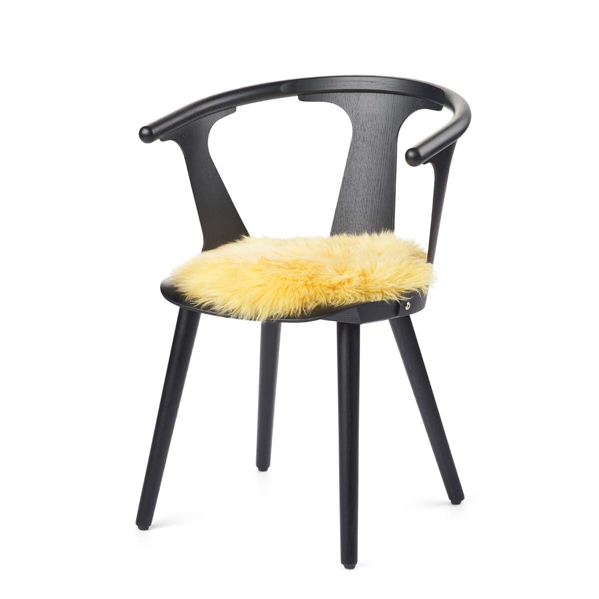 Stolsdyna | Lång lugg | Nya Zealand | Ø38 cm Citron