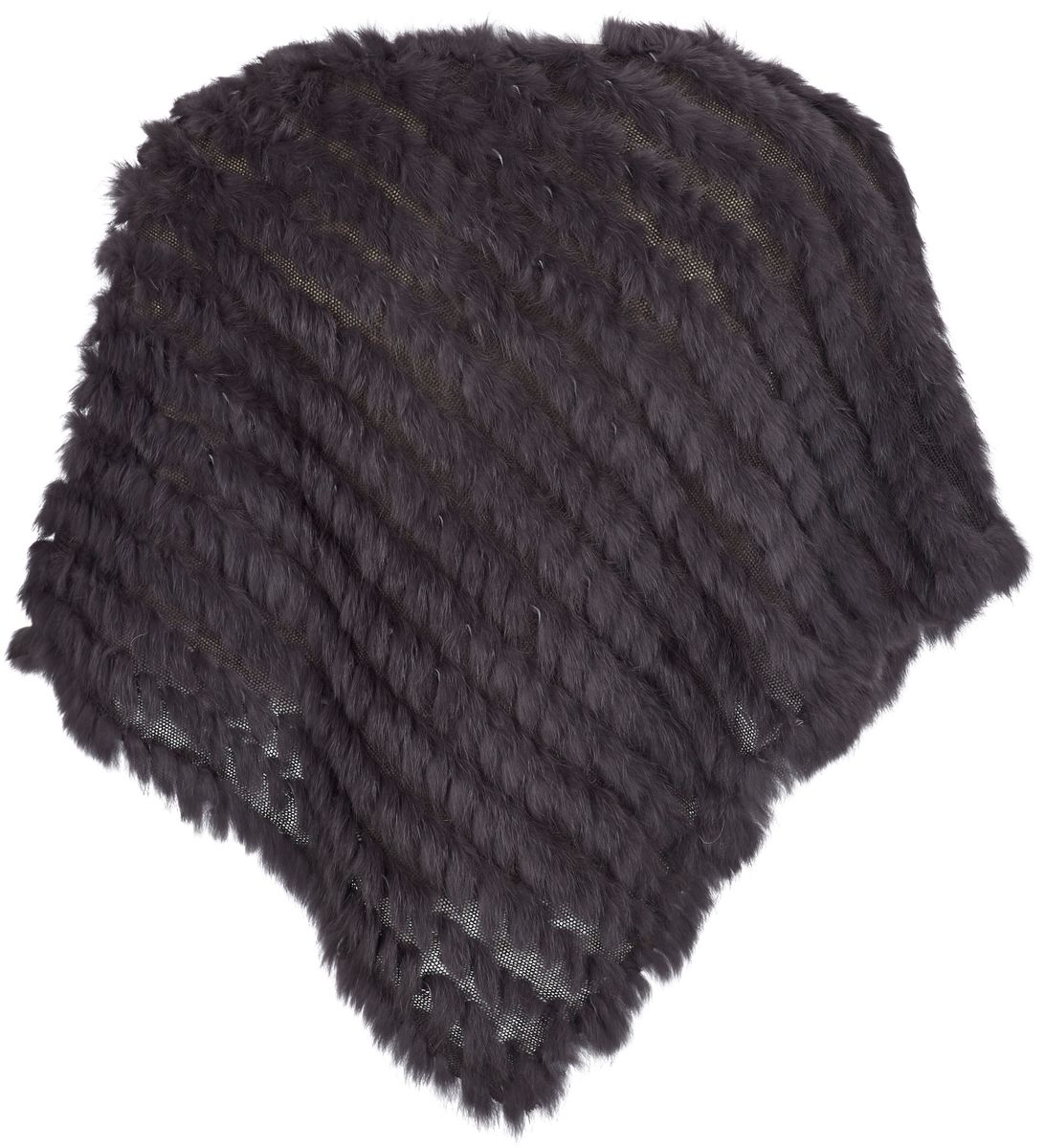 Molly poncho Mörk Grå