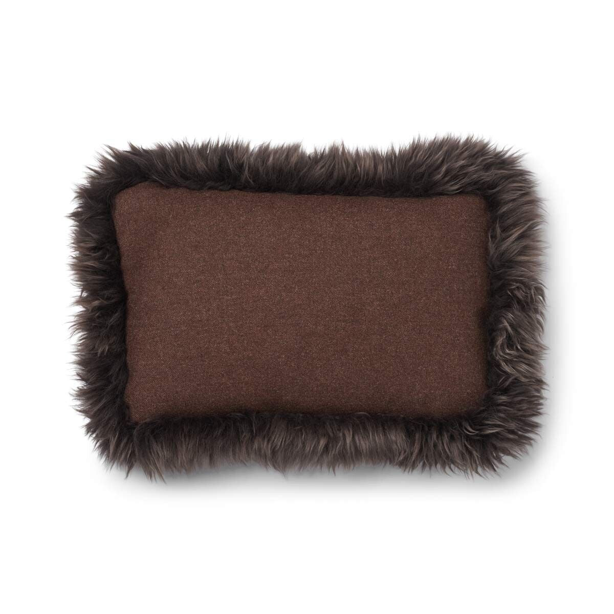 Classic Collection | Ullkudde | Lång lugg | Dubbelsidig | 52x52 cm | 34x52 cm