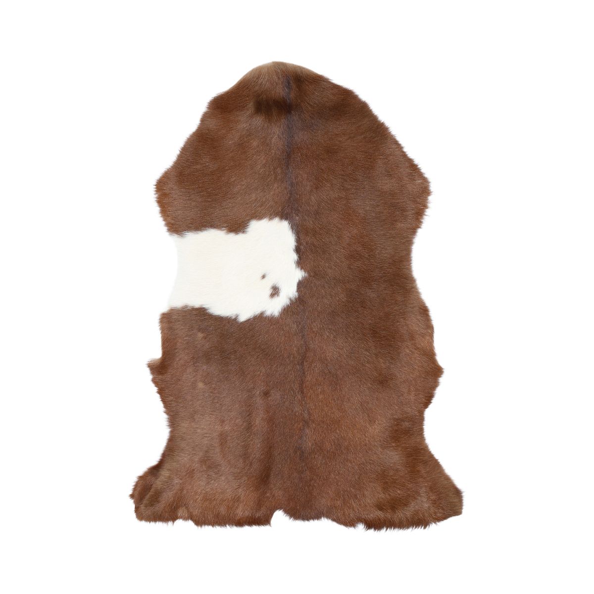 Getskinn | Tibet | 90x60 cm Brun / Vit