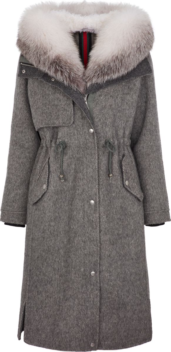 Cille Jacka Grå/Arktisk marmor