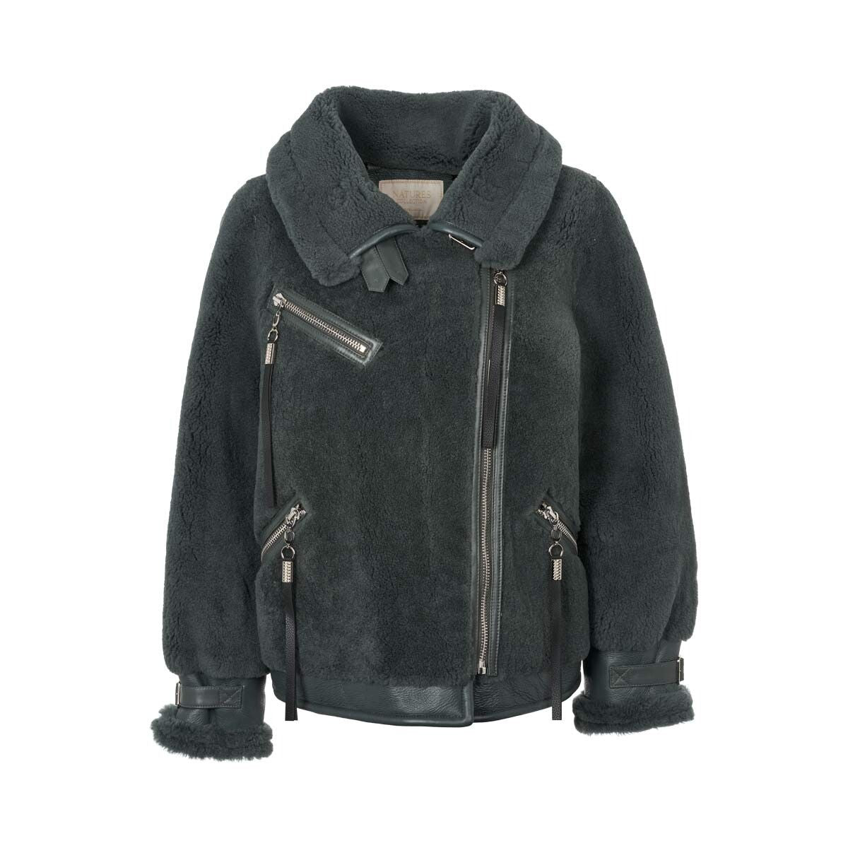 Nicki jacka Blågrå