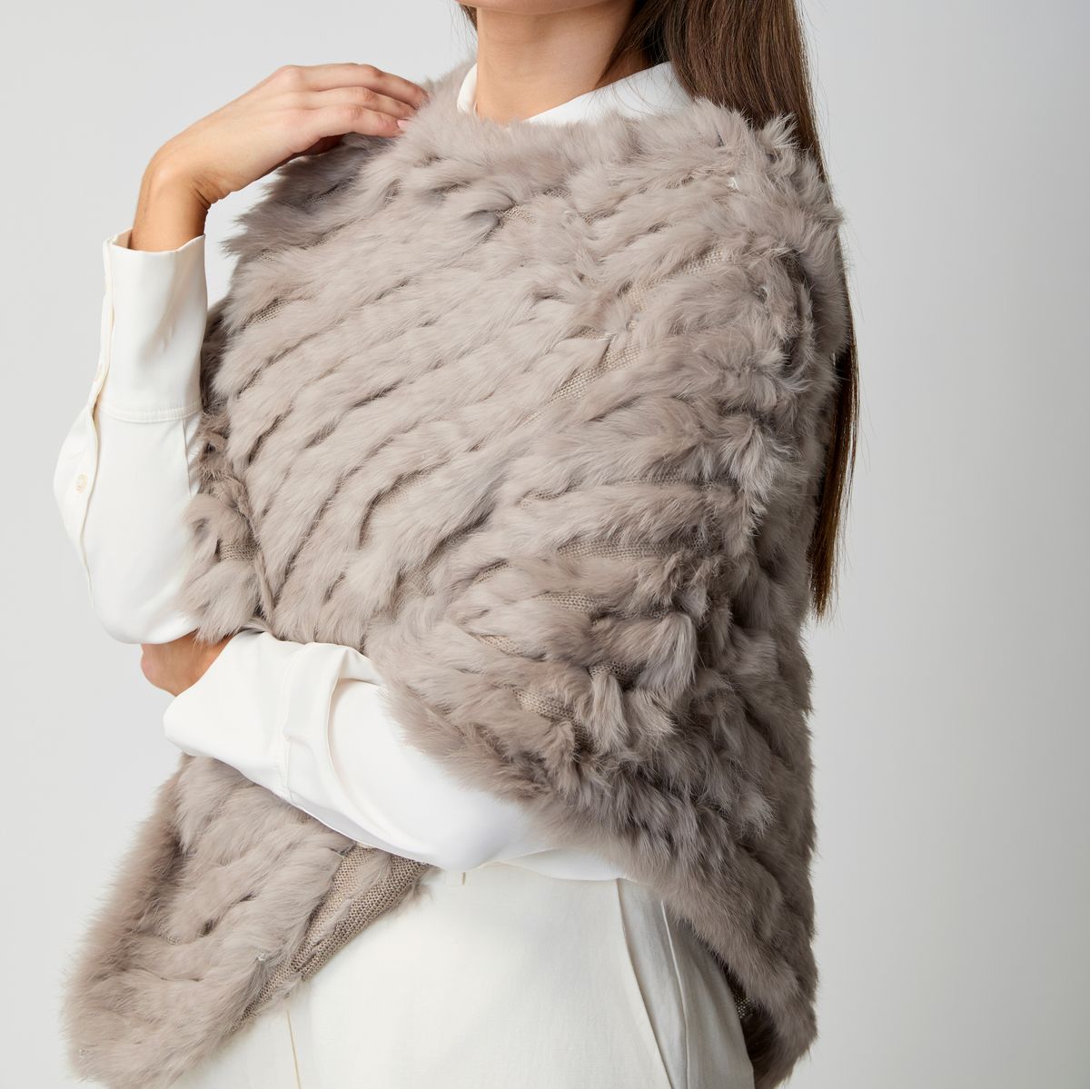 Molly poncho Svart