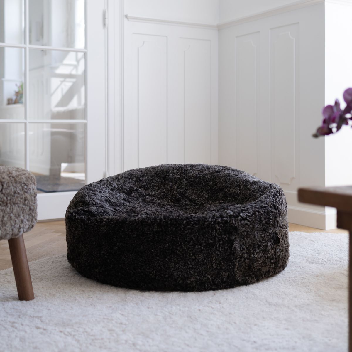 Saccosäck | Kort lugg | Nya Zeeland | D75xH28 cm Koksgrå