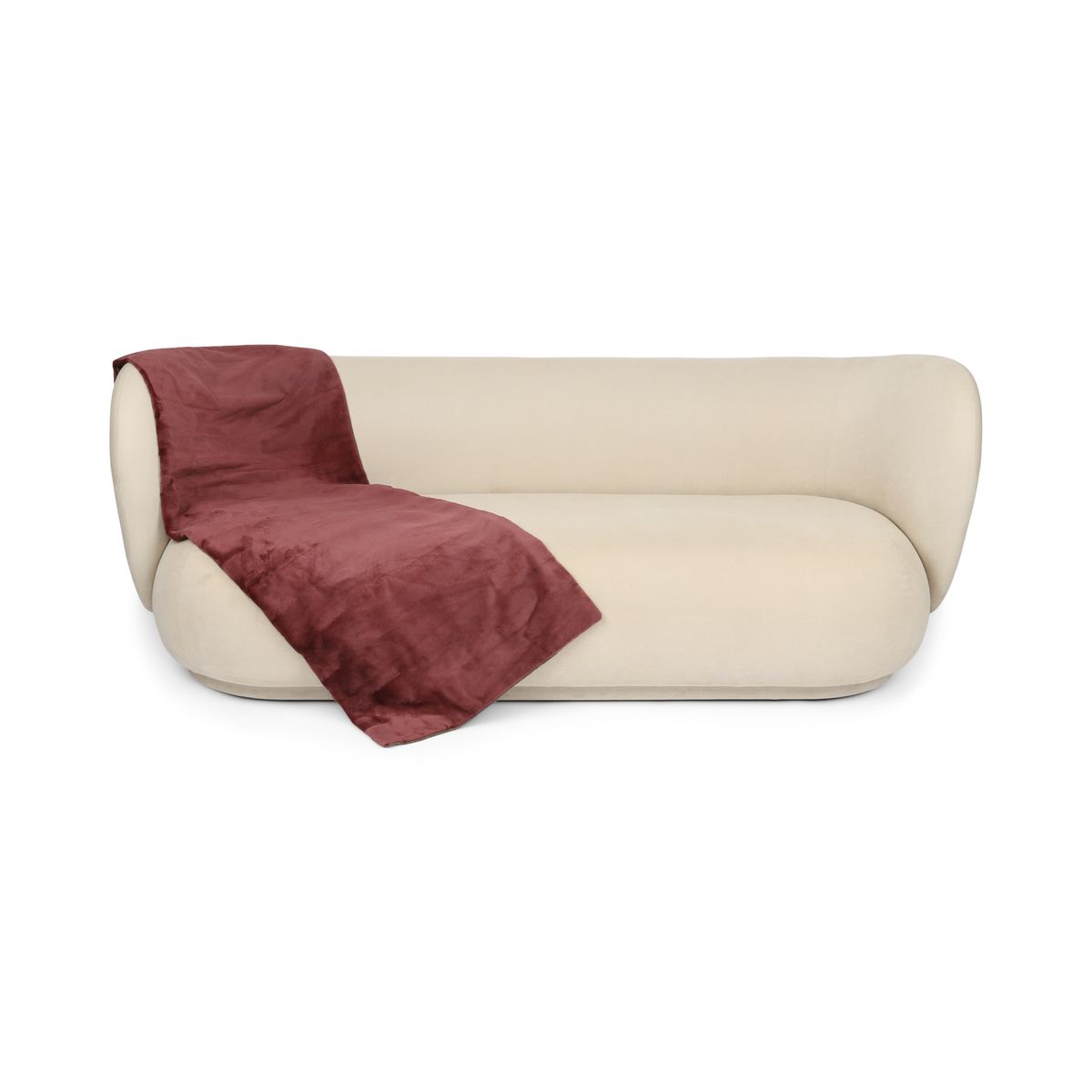 Minkpläd | Kashmirbaksida | Old Rose | 62x158 cm