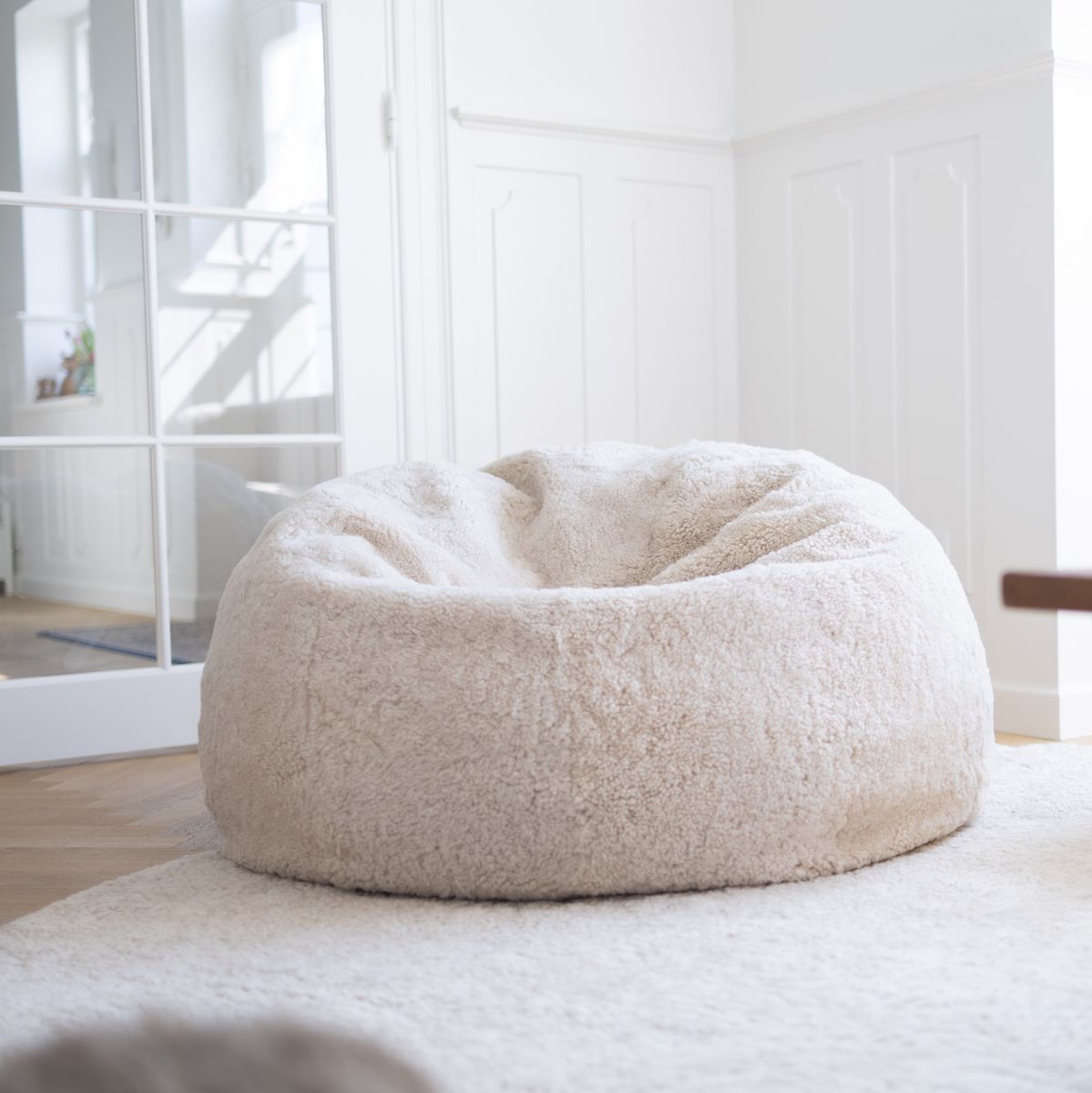 Saccosäck | Kort lugg | Nya Zeeland | D75xH28 cm Koksgrå