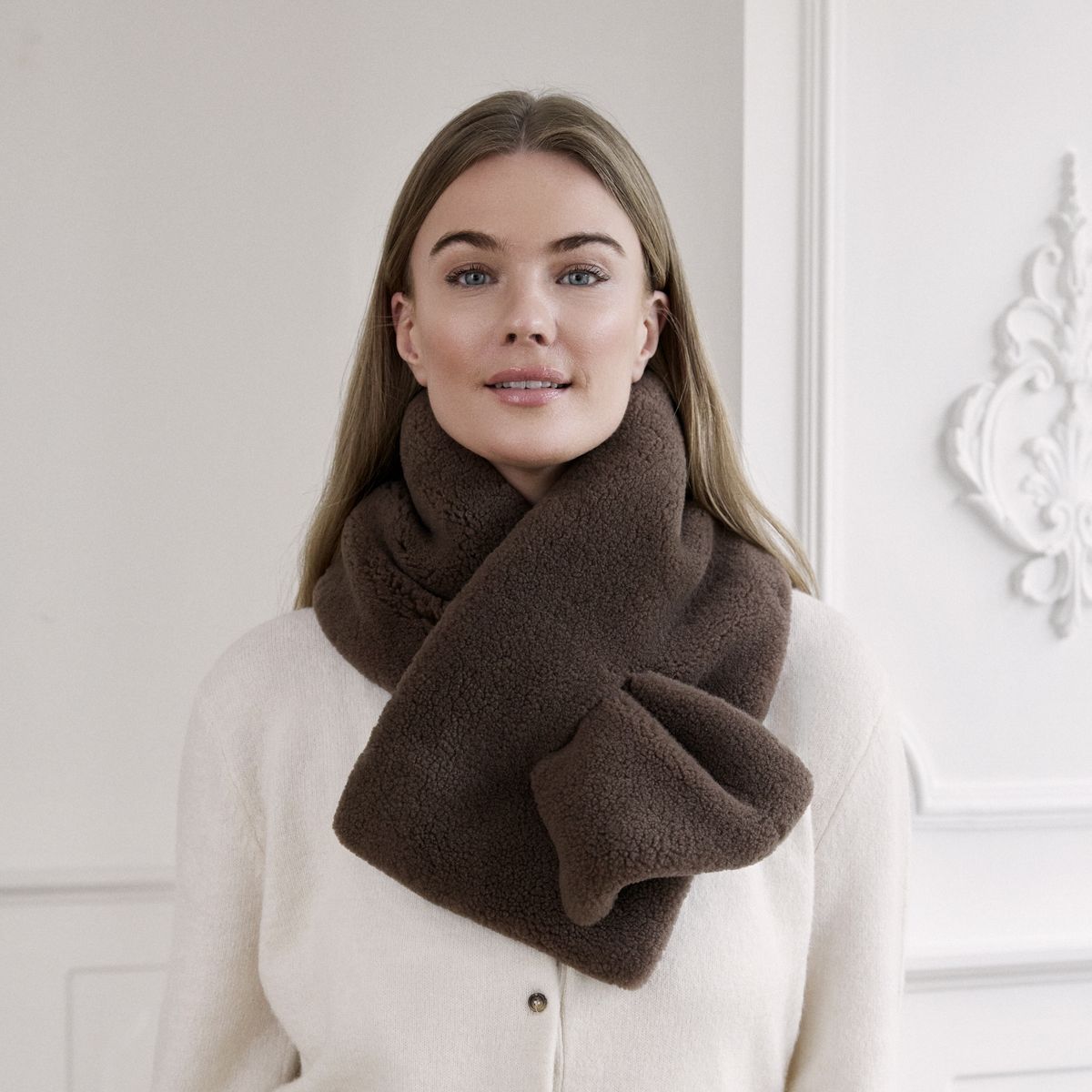 Monta Halsduk Beige