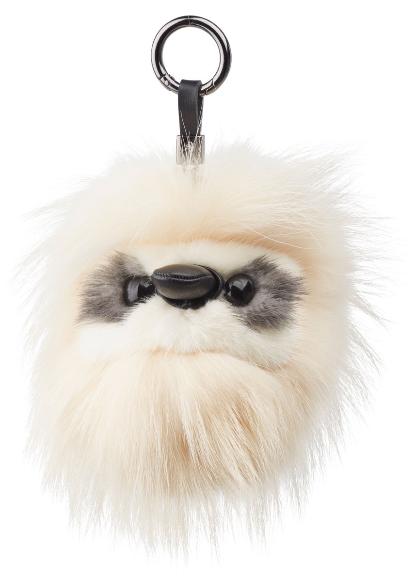 Chopper nyckelring Vit / Grå ögon