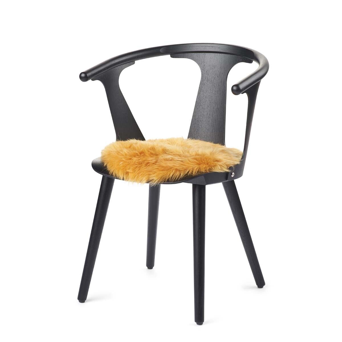 Stolsdyna | Lång lugg | Nya Zealand | Ø38 cm Gul