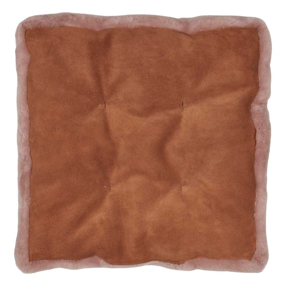 Stolsdyna m/fyllning | Mockasin | Nya Zeeland | 45x45 cm Ljus Lila
