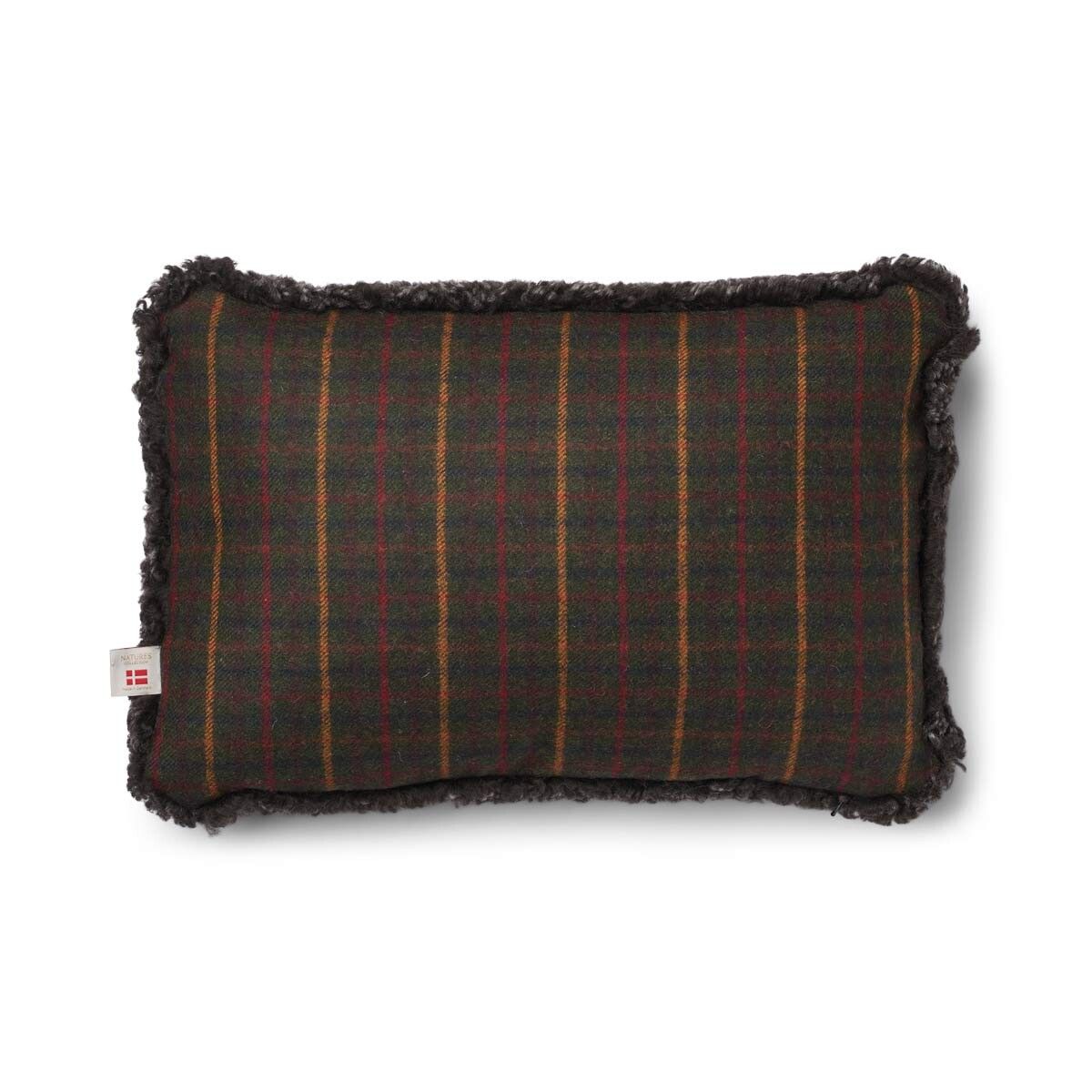 Checked Collection | Ullkudde | Kort lugg | 52x52 cm | 34x52 cm