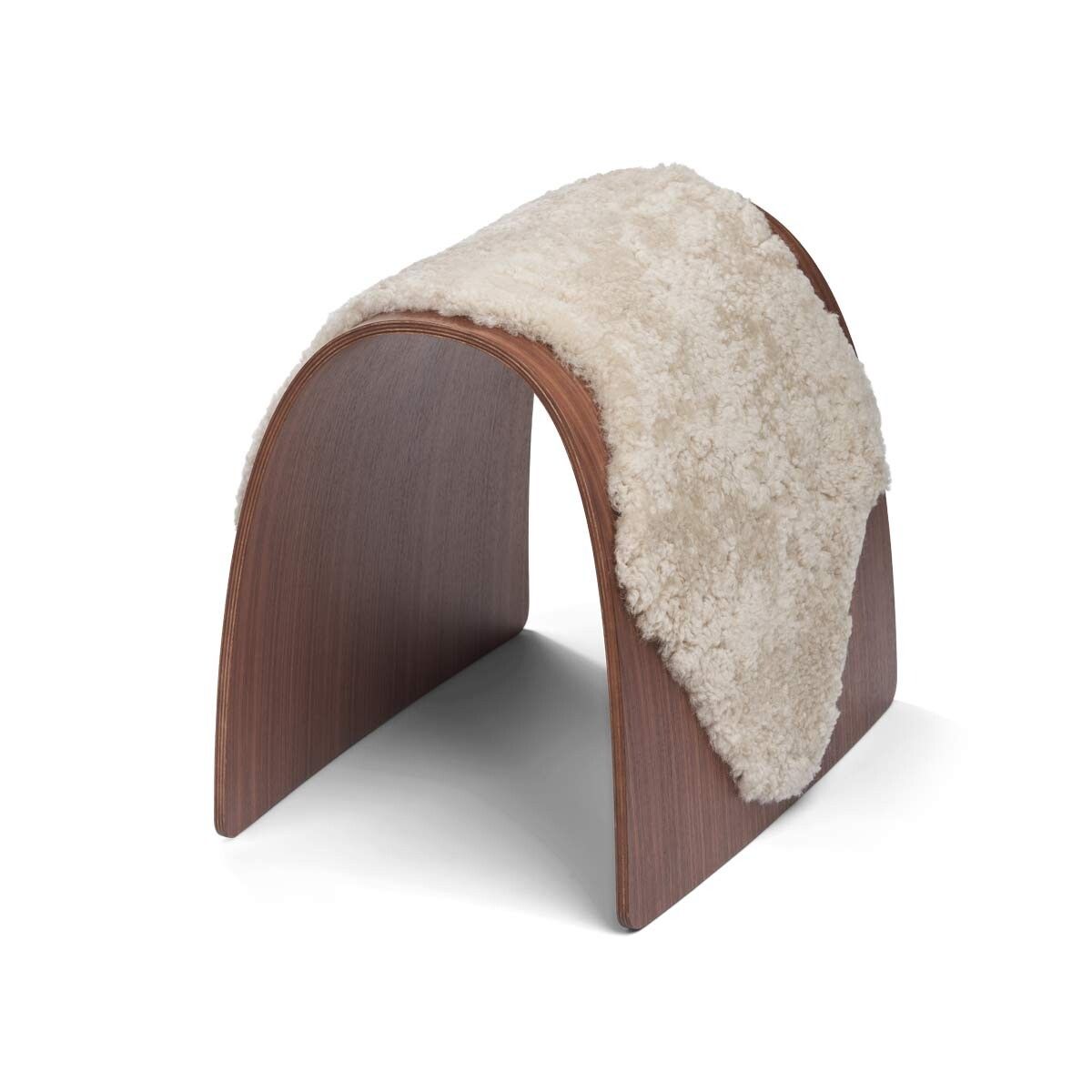 Sheep Stool cover | Kort lugg | Nya Zeeland Beige