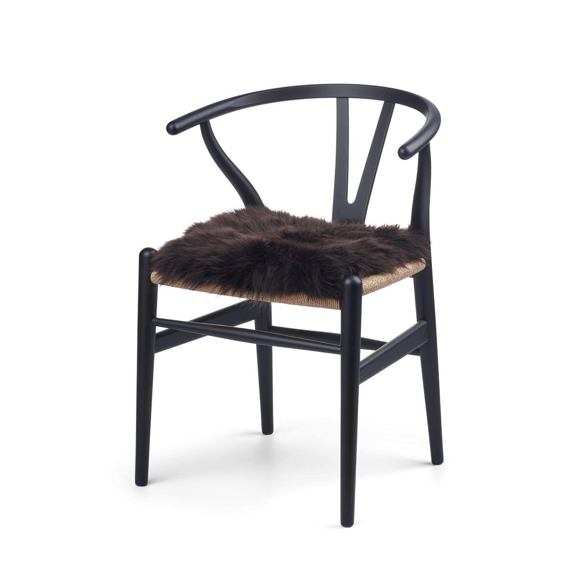 Zero Waste stolsdyna | Lång lugg | Nya Zeeland | 35x35 cm