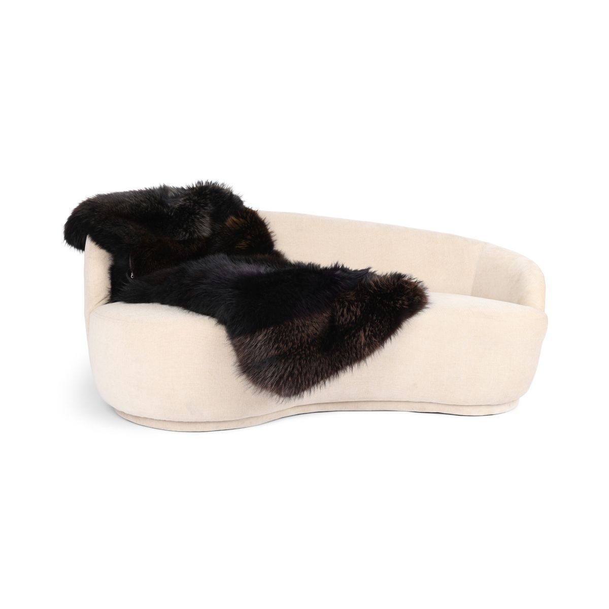 Premium rävskinnspläd | Dubbelsidig | 140x200 cm