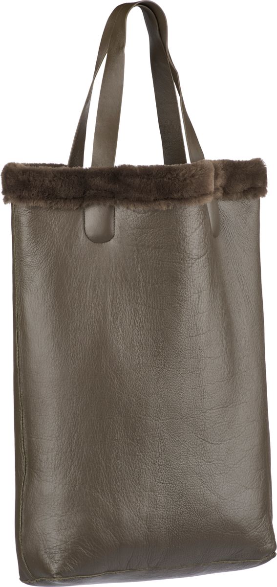 Leonora Shoppingväska Mossgrön