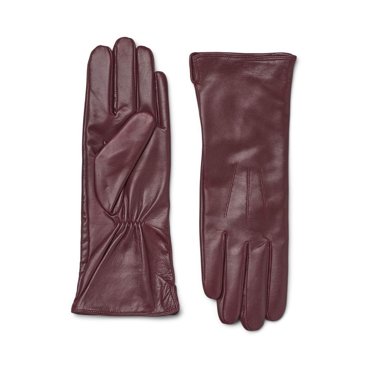 Kennedy Långa Handskar Vinröd