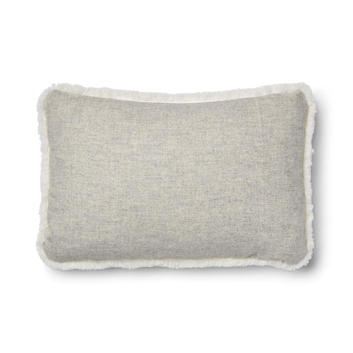 Classic Collection | Ullkudde | Kort lugg | 52x52 cm | 34x52 cm Silver / Vit