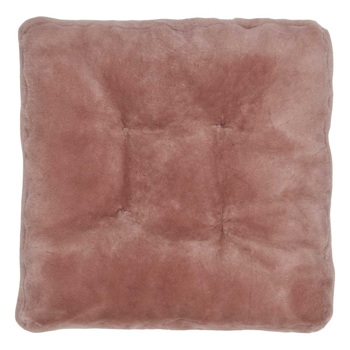 Stolsdyna m/fyllning | Mockasin | Nya Zeeland | 45x45 cm Ljus Lila