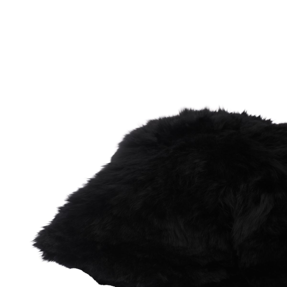 Alpackakudde | Kort lugg | Dubbelsidig Svart