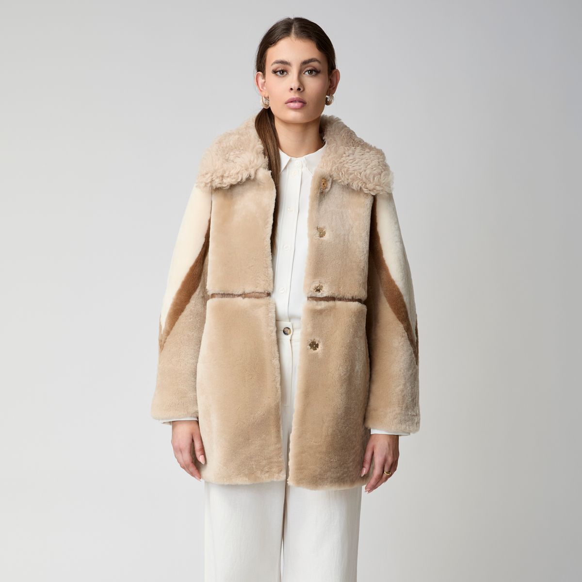 Anika jacka Beige / Brun
