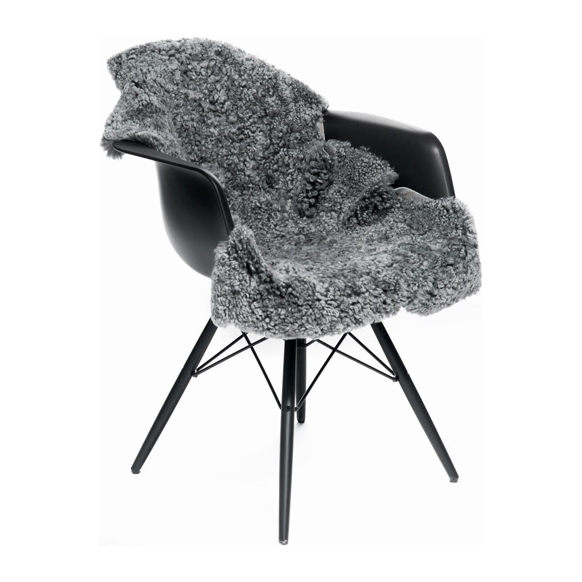 Fårskinn | Kort lugg | Nya Zeeland | 90x60 cm Ljusgrå