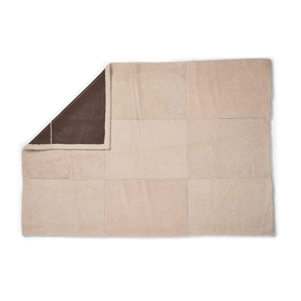Addison pläd | Double Face | Nya Zeeland Brun / Beige