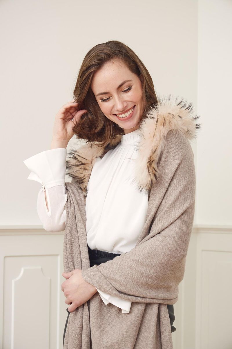 Silvia Scarf Kvällssand/Kvällssand