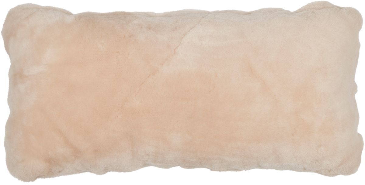 Fårskinnskudde | Mockasin | Dubbelsidig | 28x56 cm