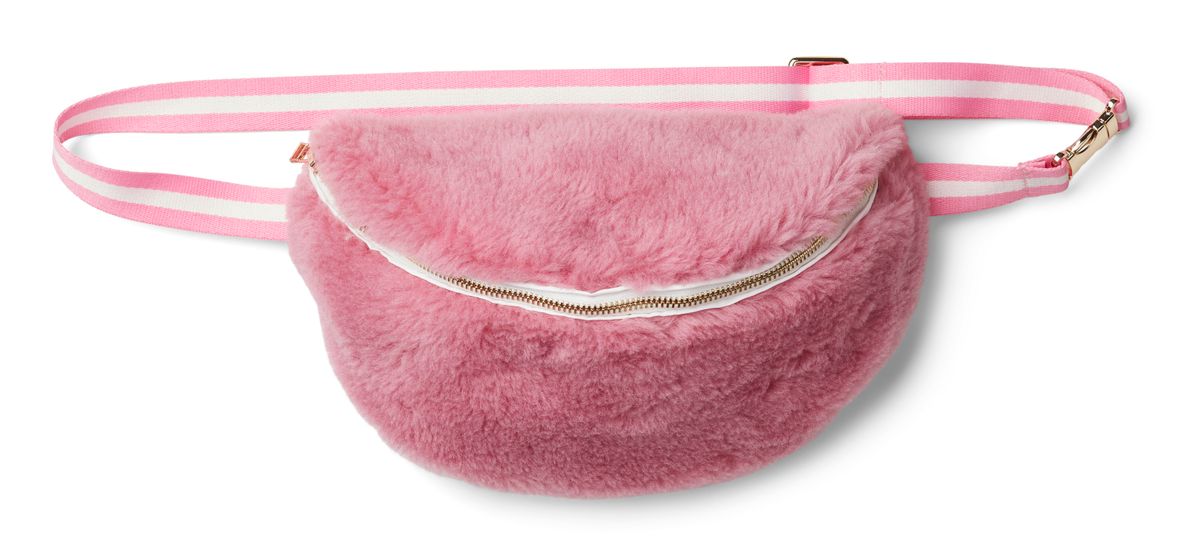 Saki Bältesväska Röd Rosa