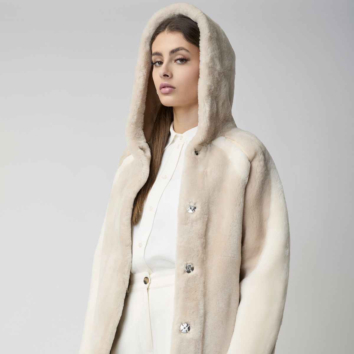 Leah jacka Beige / Brun