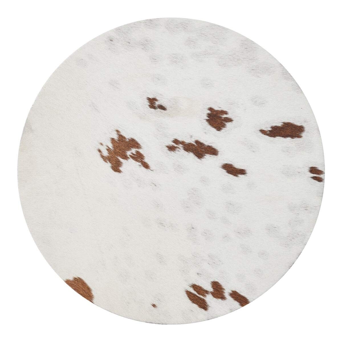Ko Skinn Stolsdyna Salt/Peppar/Brunt/Vitt