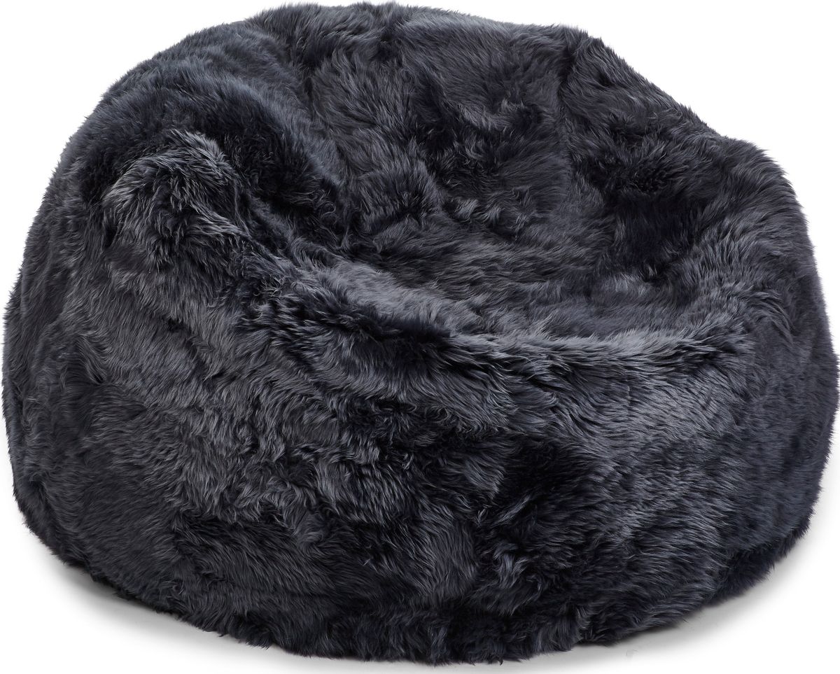 Runda saccosäck | Lång lugg | Nya Zealand | 73x74 cm & 93x92 cm Navy