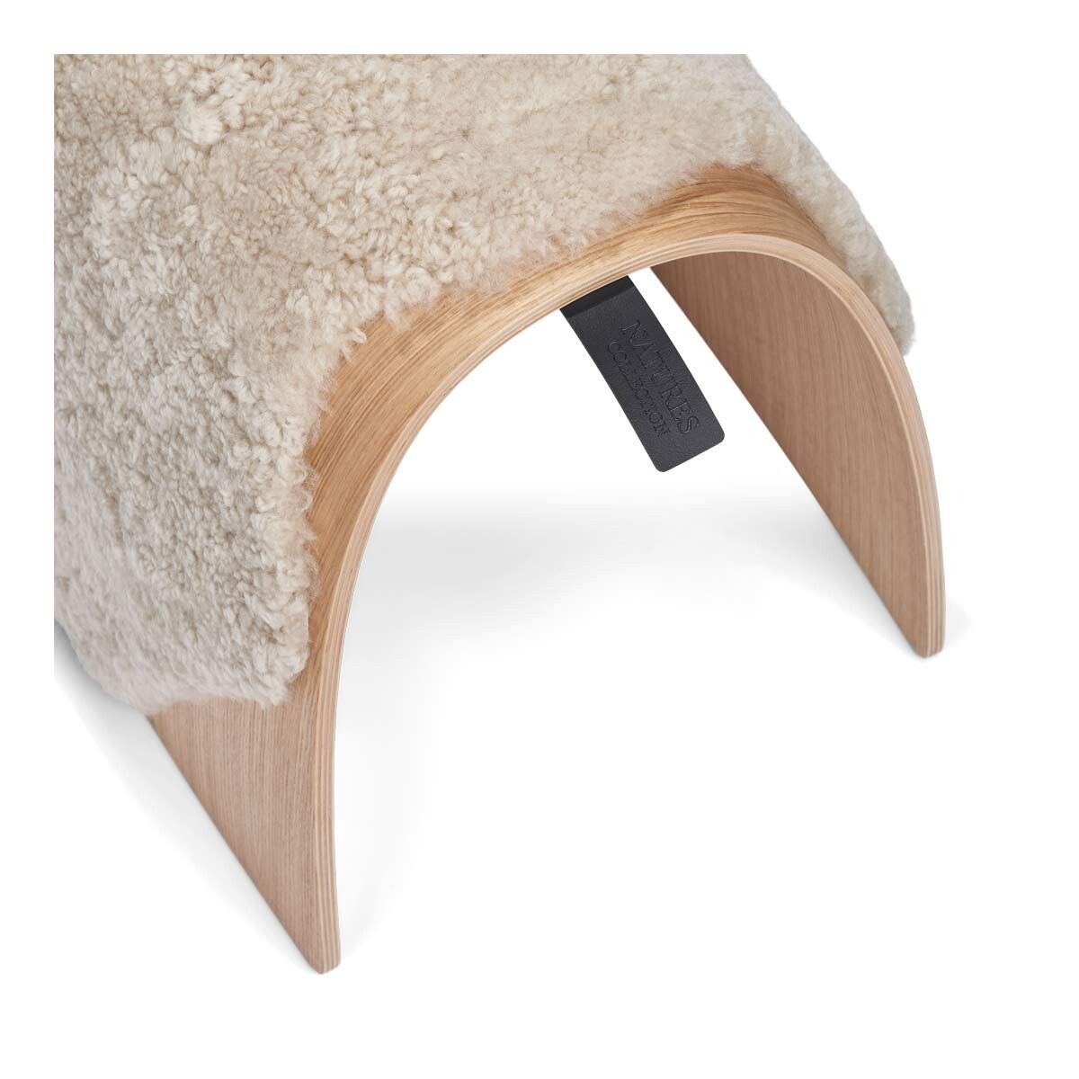 Får pallöverdrag Beige