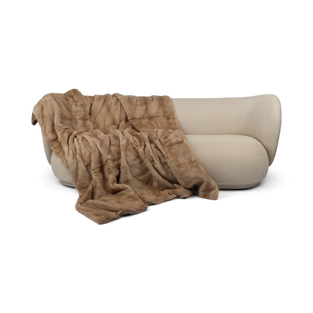 Minkpläd | Kashmirbaksida | Palomino | 165x200 cm