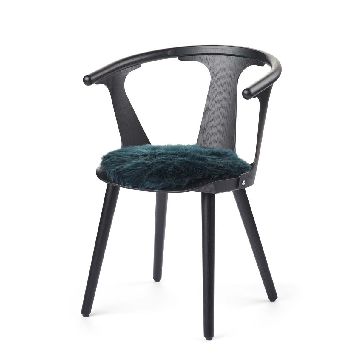 Stolsdyna | Lång lugg | Nya Zealand | Ø38 cm Blågrön