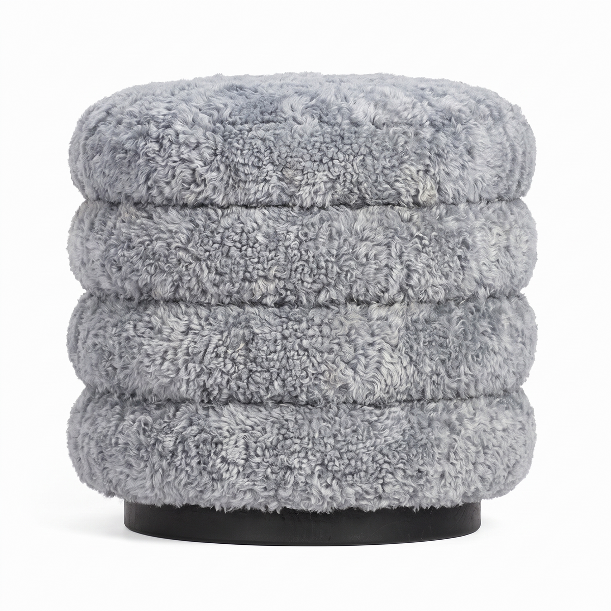 Matthew puff Ljusgrå